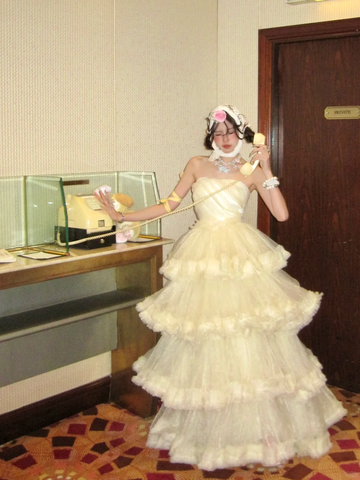 Princess A Line Strapless Layered Ivory Tulle Long Party Dress Birthday Dress HZ1023